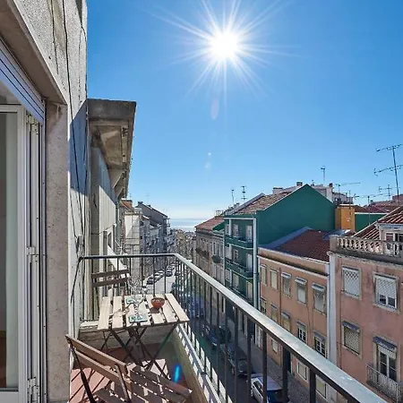 Terrace With River View Apartment Lissabon
